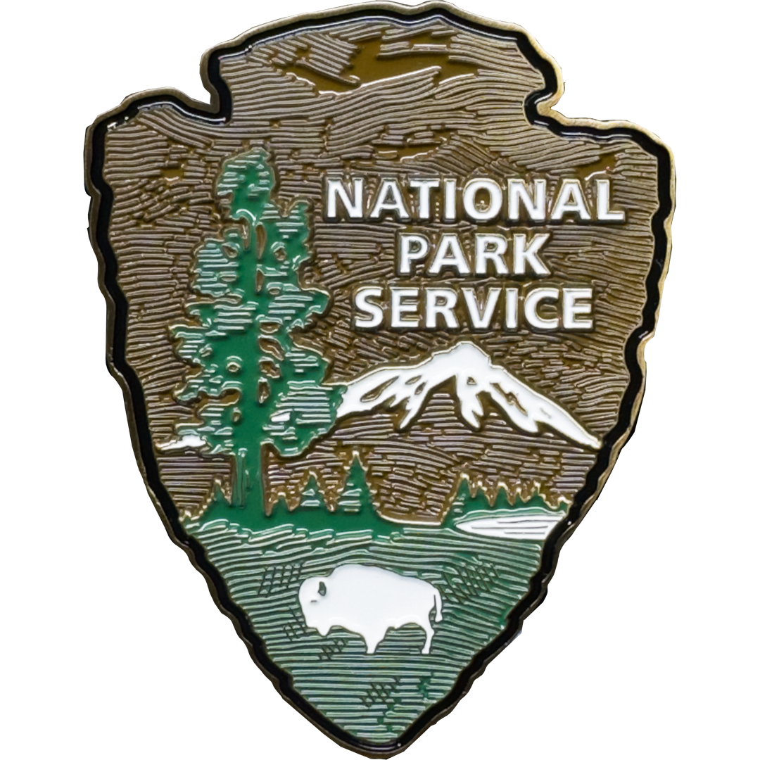 EL16-002 National Park Service NPS arrowhead Challenge Coin