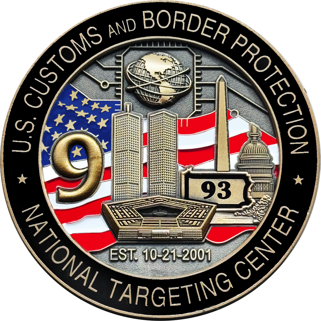 EL16-14 National Targeting Center NTC Challenge Coin CBP