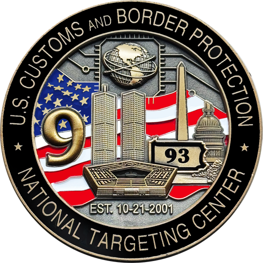 EL16-14 National Targeting Center NTC Challenge Coin CBP