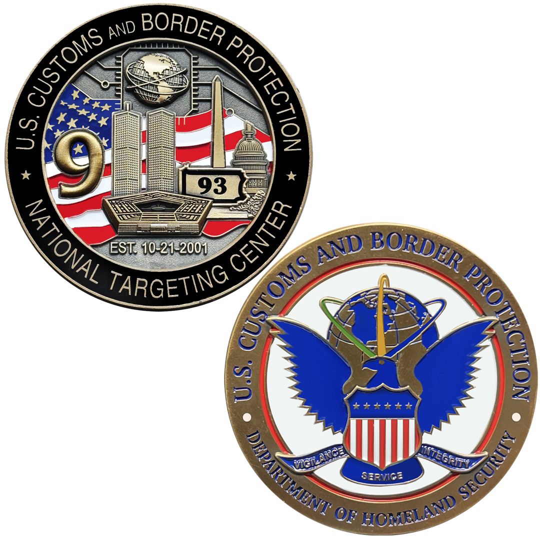 EL16-14 National Targeting Center NTC Challenge Coin CBP