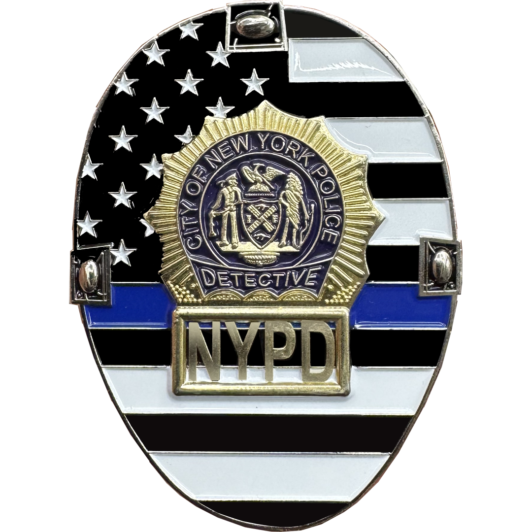 DL5-15 New York City Detective Jason Challenge Coin NYPD
