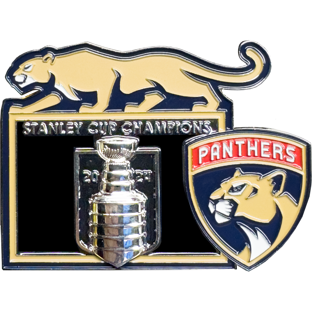 EL2-005 Hockey Cup FDLE Miami-Dade Miami FHP Sunrise Fort Lauderdale Florida Police Challenge Coin
