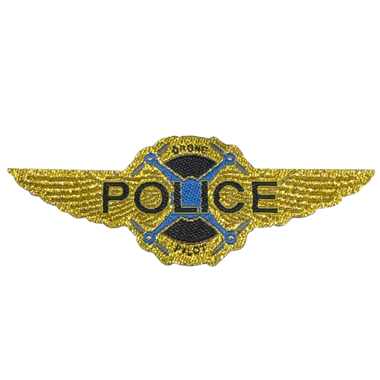 PBX-14-5 Police Drone Pilot uniform patch UAS FAA Commercial Wings