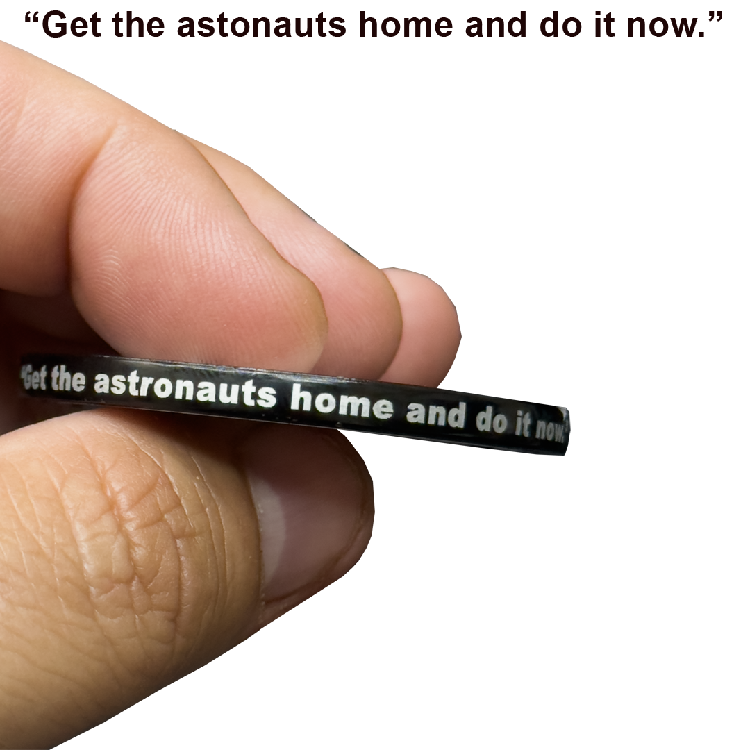 EL18-5 Challenge coin for SpaceX and for NASA for Elon Musk Crew 10 Mission Rescue