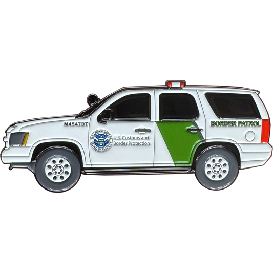 EL20-5 CBP Border Patrol Truck Police Challenge Coin Honor First