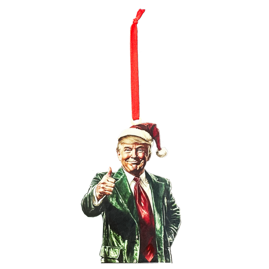 BL13-10 President Donald Trump 45 47 Christmas Ornament White House challenge coin style