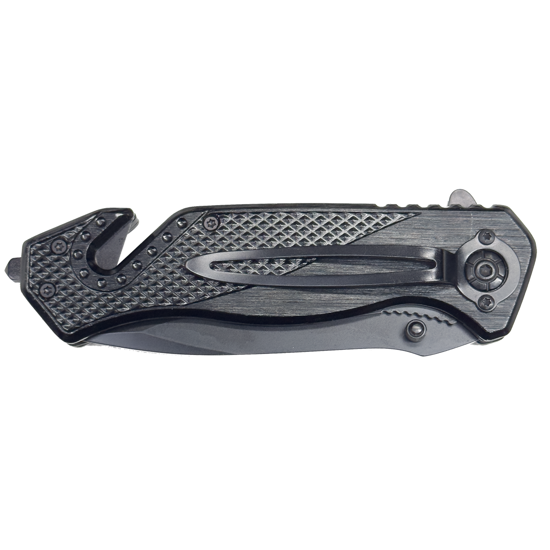 V2 Navy Seal Team 6 Naval Special Warfare Trident Pocket Knife 3-in-1 Rescue tool