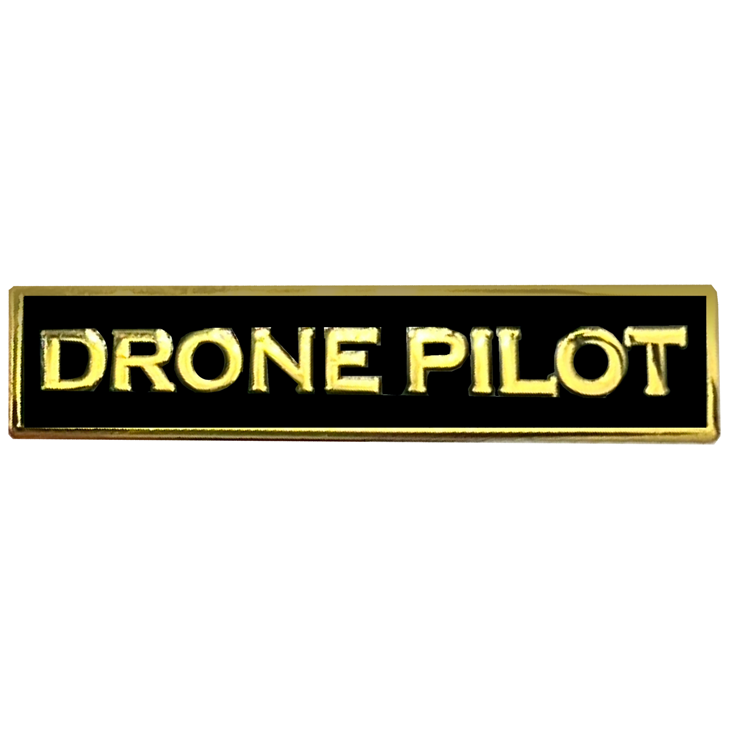 PBX-013-D DRONE PILOT Black Commendation Bar Pin Police Government Real Estate Commercial FAA Construction Photographer