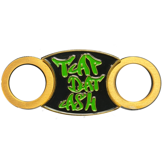 BL18-009 MTV Cribs Michael Strahan episode matching green Cigar Cutter for Tap Dat Ash Cigar Coin