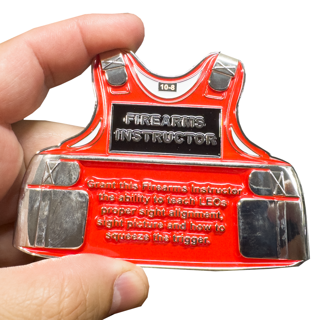 CL12-06 Firearms Instructor Body Armor Challenge Coin