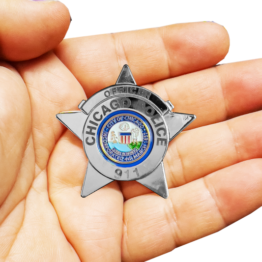 GL15-005 Chicago Police Department CPD Chicago Police Officer Lapel Pin