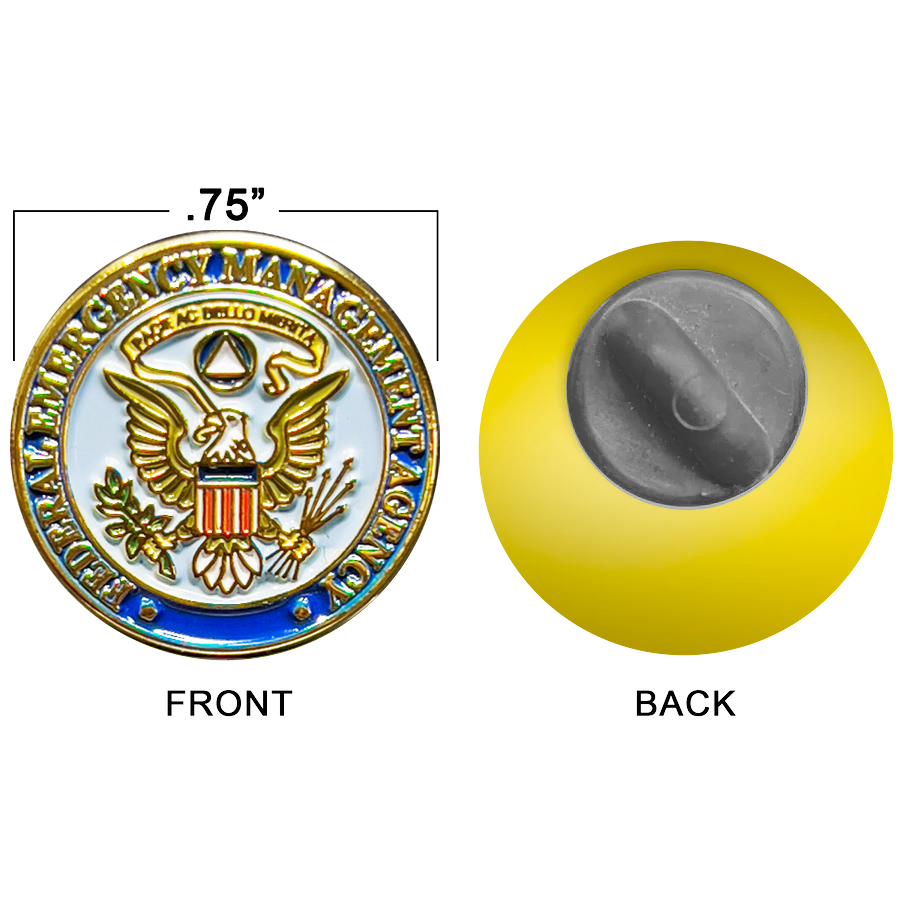 PBX-007-F FEMA Federal Emergency Management Agency Lapel Pin