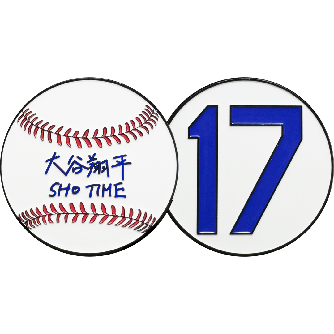 EL6-005 Los Angeles 17 Challenge Coin for Shohei Ohtani fans LAPD