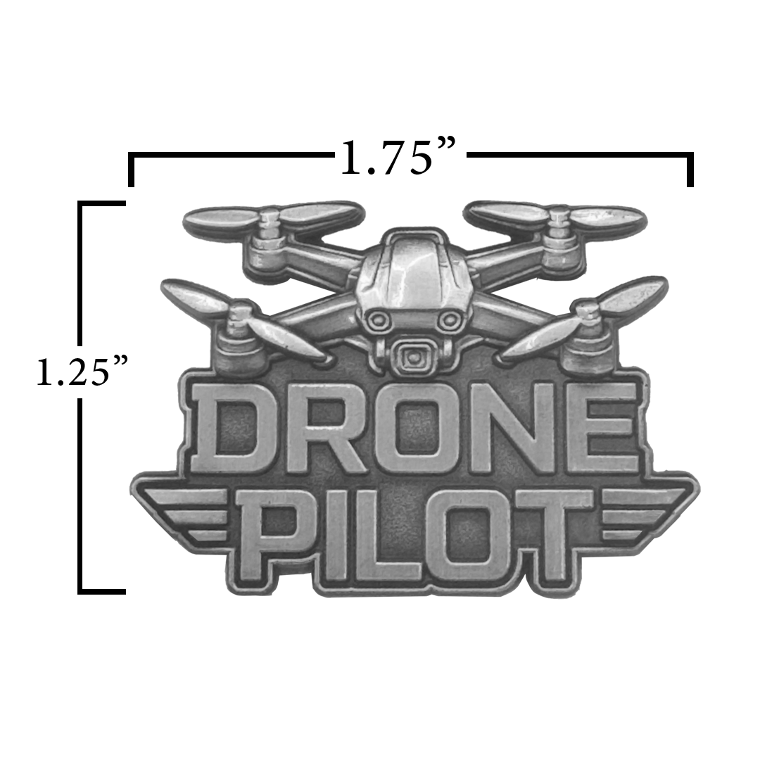 PBX-14-6 UAS FAA Commercial Drone Pilot pin UAV