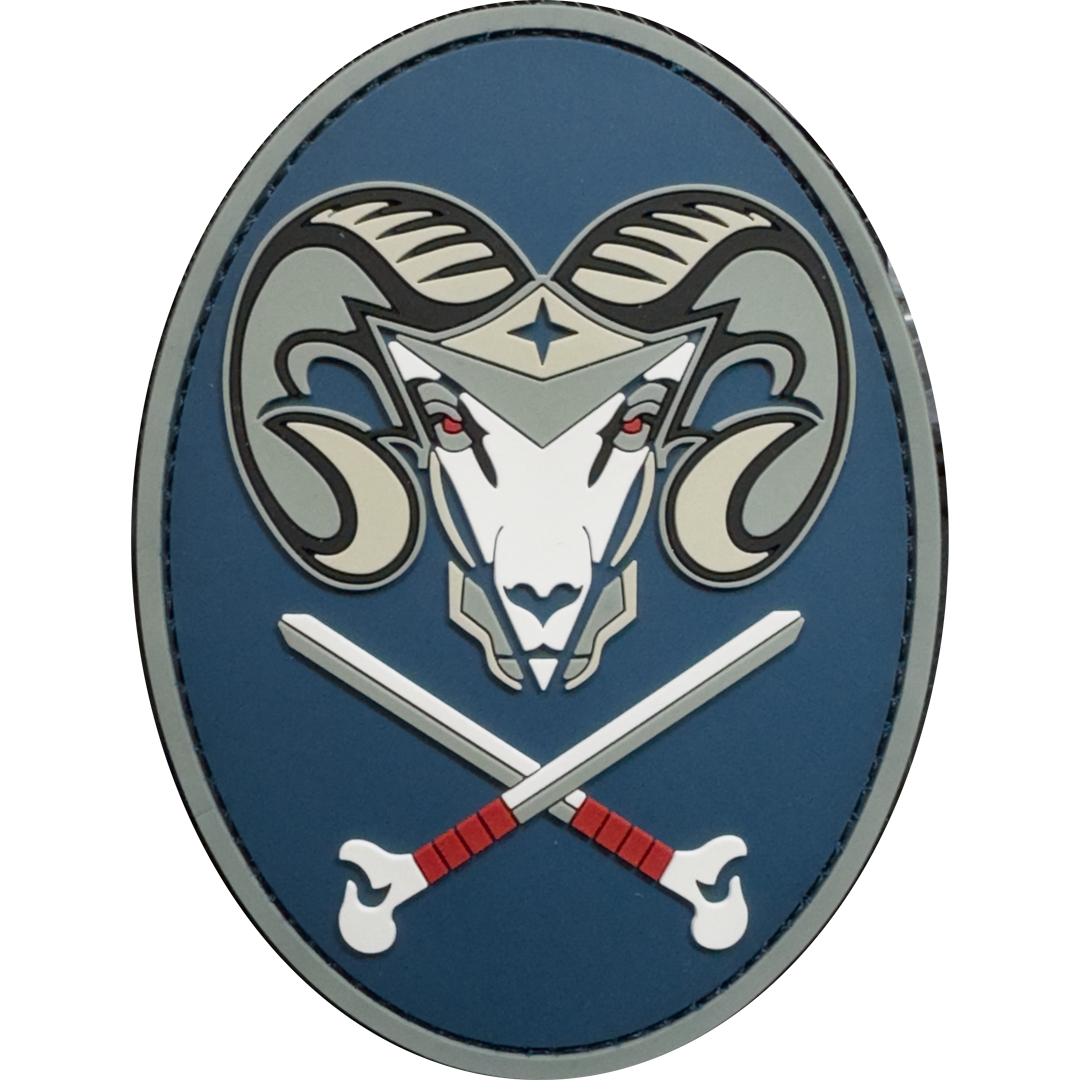 EL19-024 Space Force 21st support mission patch military PVC hook and loop backing USSF
