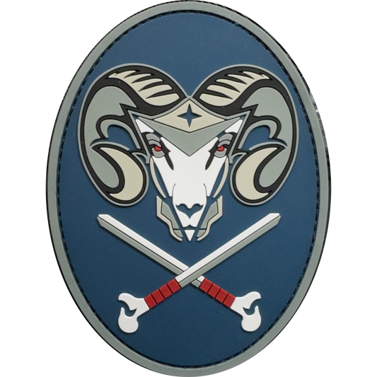 EL19-024 Space Force 21st support mission patch military PVC hook and loop backing USSF