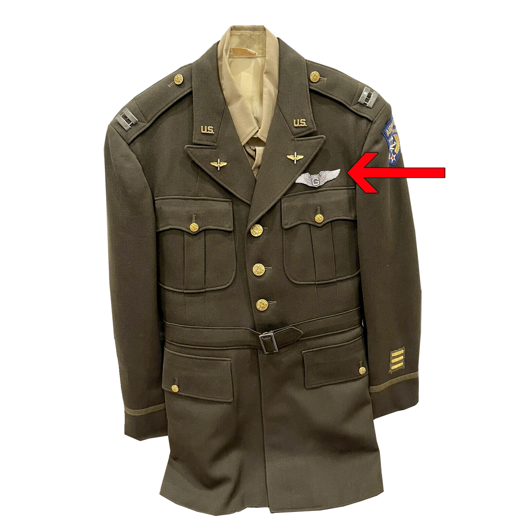 GL16-002 WW2 AAF Glider Pilot Wings pin replica collectible aviation aviator 3 inch