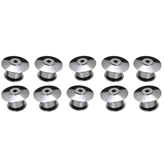 10 Silver Deluxe Safety Locking Pin Backs, Pin Keepers Locking Clasps Scouts Uniform Nameplate