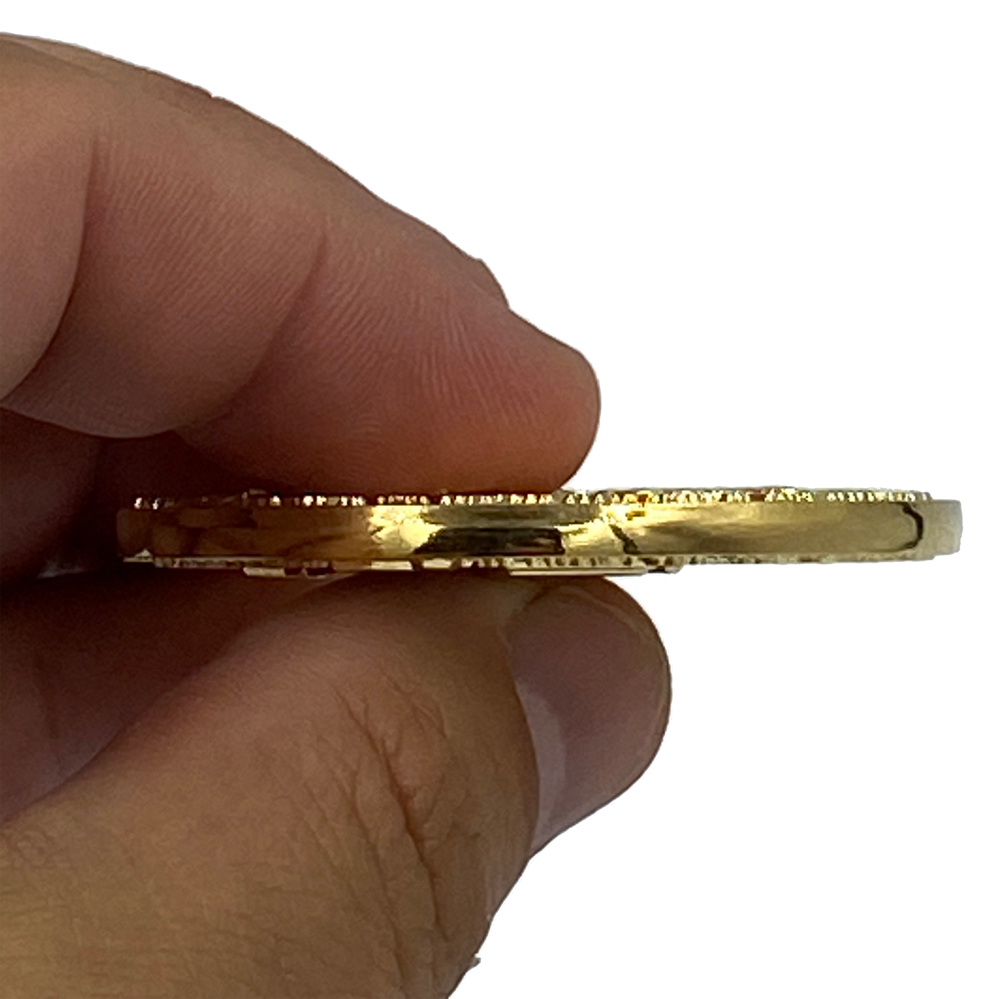 MM-013 Rare 24KT Gold Plated Trump Israel Jerusalem MAGA Temple Challenge Coin 70 years Embassy