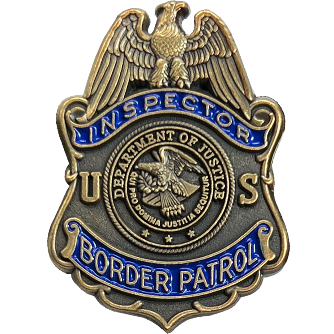 BL1-09B CBP US Border Patrol 6 piece historic through the years Honor First lapel pin set