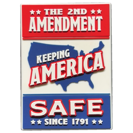 GL1-002 2nd Amendment Keeping America Safe Since 1791 Challenge Coin style Magnet 2A