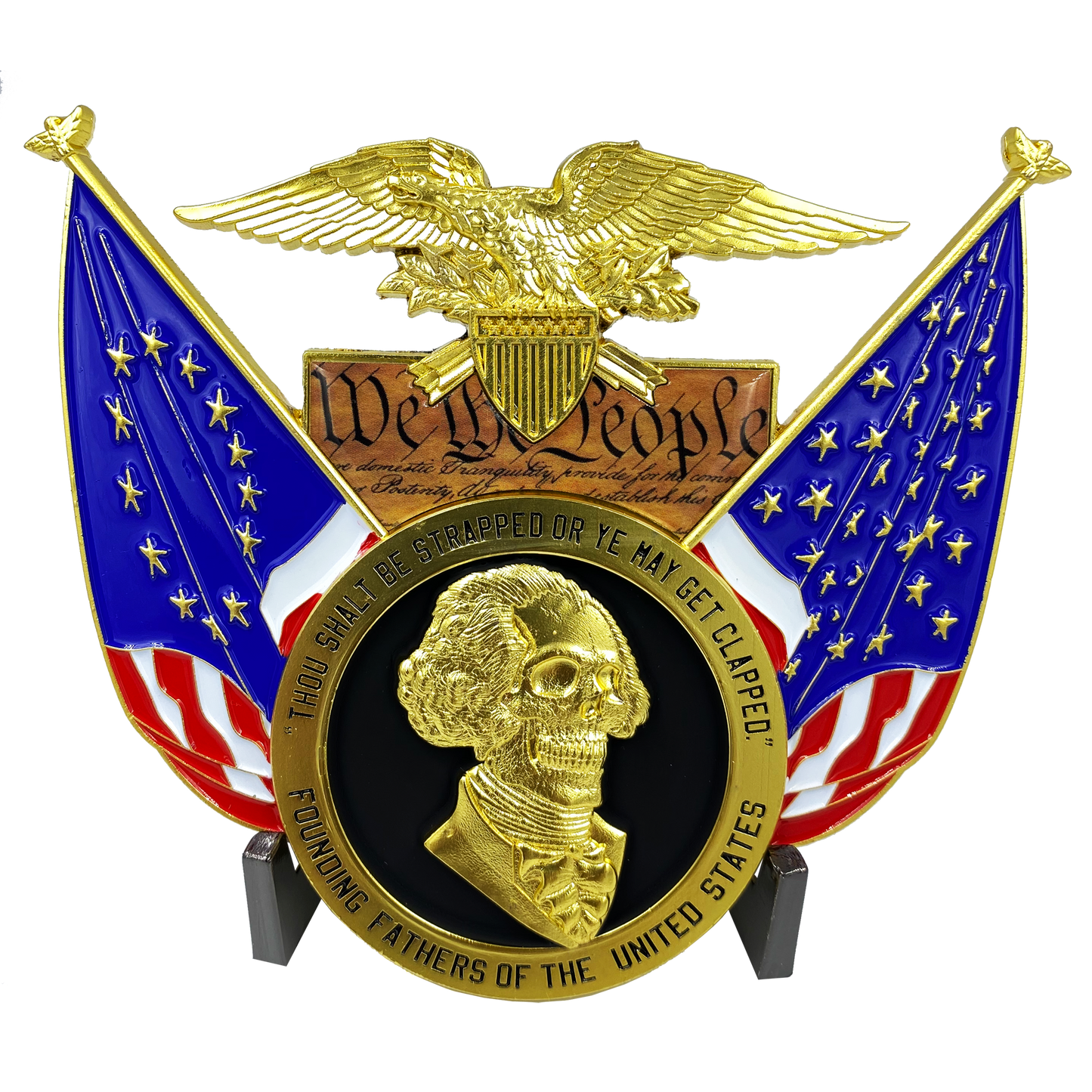 Discontinued BL17-014 2A Don't Tread on Me, We The People, Betsy Ross, 2nd Amendment Challenge Coin Medallion