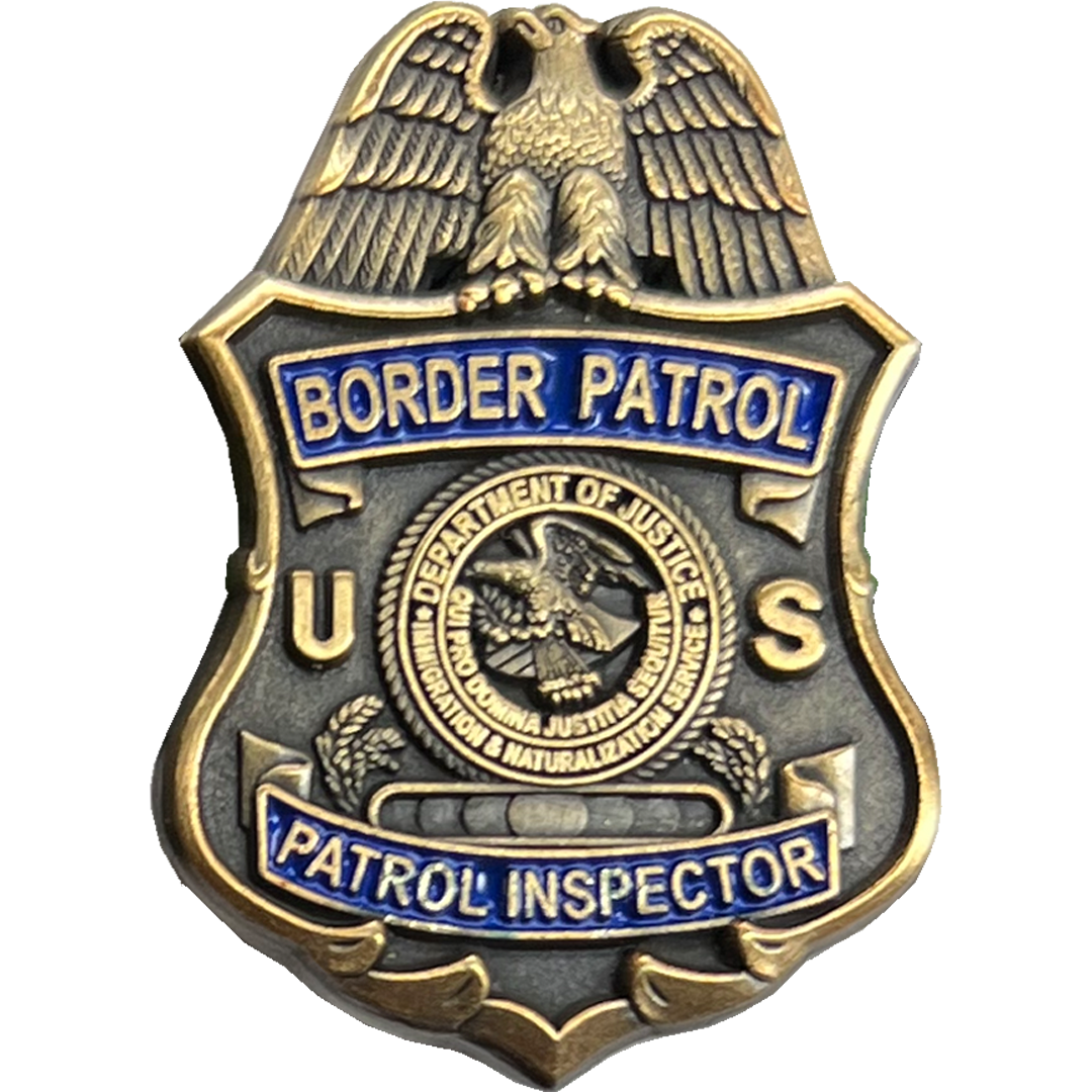 BL1-09B CBP US Border Patrol 6 piece historic through the years Honor First lapel pin set