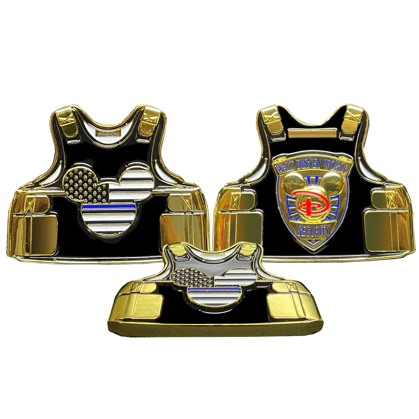 BL15-002 Thin Blue Line Mouse Park Security Challenge Coin