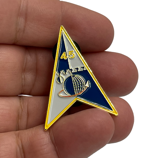 BL12-019 45th Space Wing insignia Space Force Space Launch Delta 45 pin