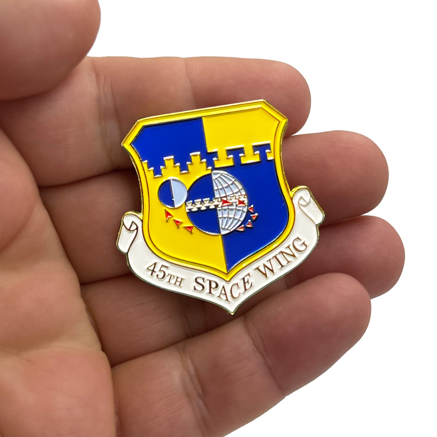 BL12-018 45th Space Wing Space Force Space Launch Delta 45 pin