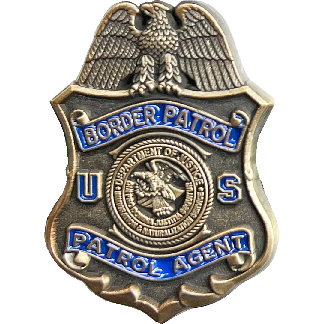BL1-09B CBP US Border Patrol 6 piece historic through the years Honor First lapel pin set