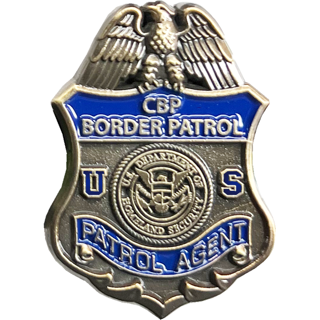 BL1-09B CBP US Border Patrol 6 piece historic through the years Honor First lapel pin set