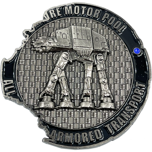 EL2-003 All Terrain Armored Transport TACTICAL TERRORISM RESPONSE TEAM TTRT CBP Challenge Coin motor pool