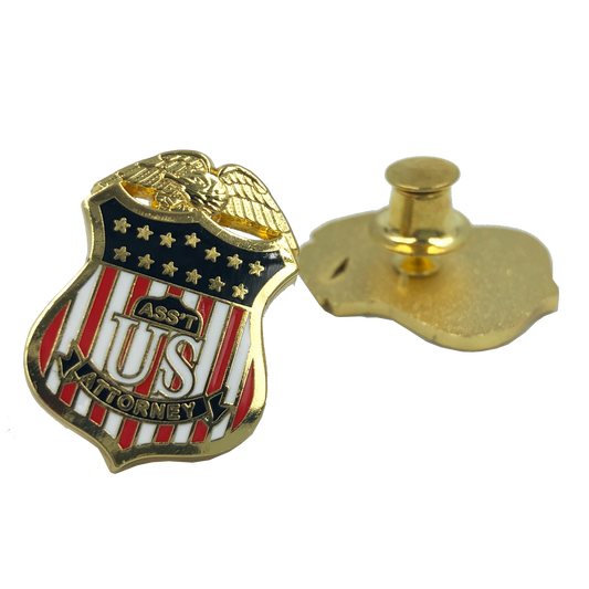 LL-011 Assistant US Attorney AUSA mini   Pin (1 inch)