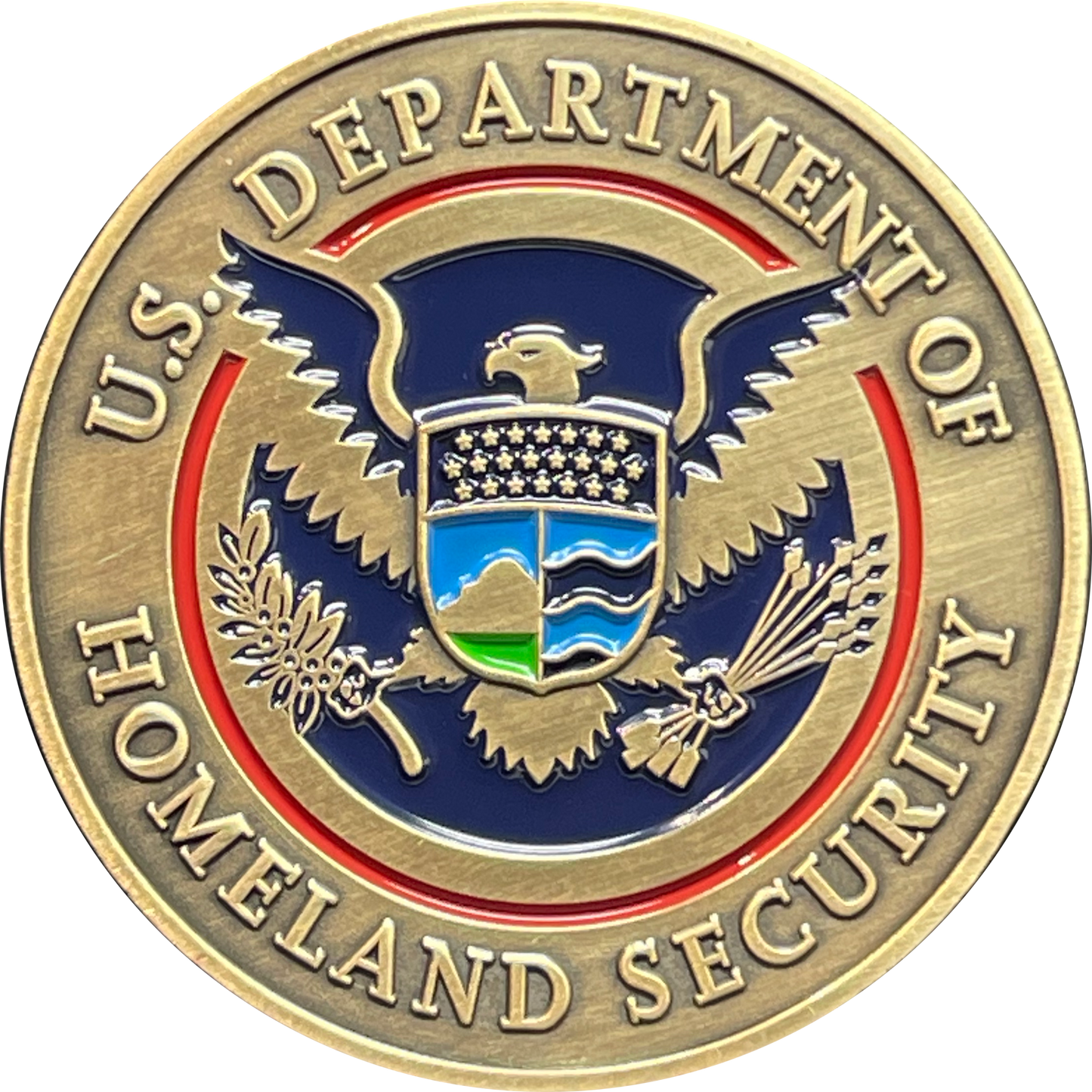 discontinued BL13-020 CBP Customs Service Immigration INS APHIS Agriculture Specialist Anniversary Challenge Coin