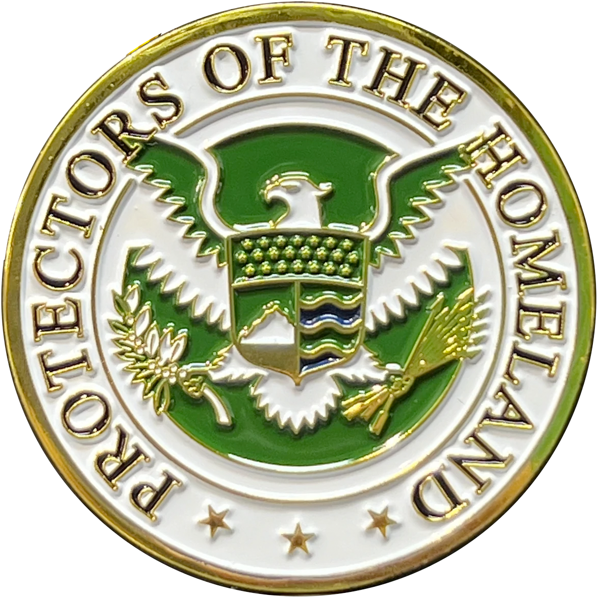 EL11-012 Protectors of the Homeland CBP HSI FAM Secret Service US Army Challenge Coin Military Veteran
