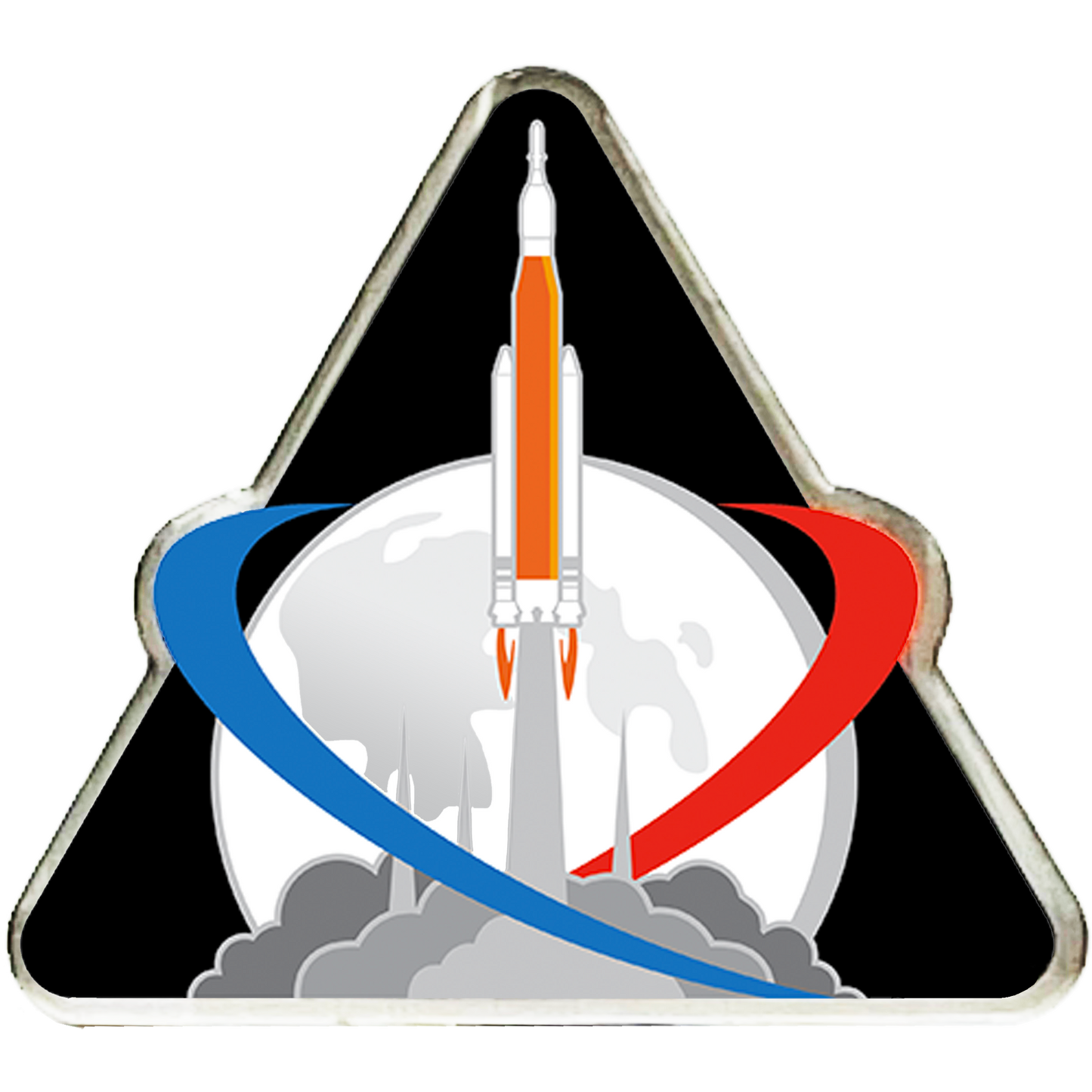 PBX-003-G NASA Artemis Shuttle Launch Metal Pin featuring the Mission Patch