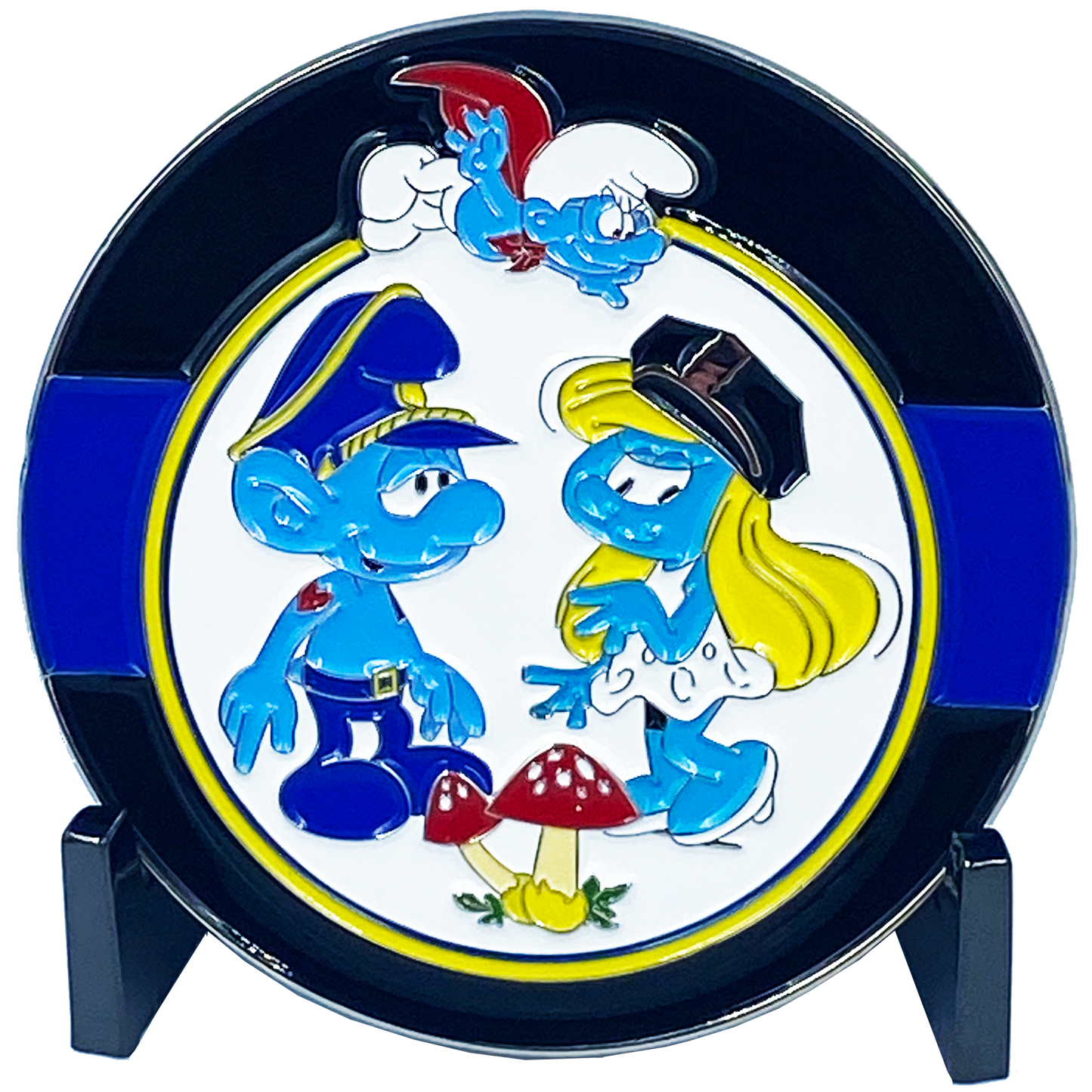 DL4-13 Blue Lives Matter Thin Blue Line Challenge Coin Police LEO 1st Responder Super Hero