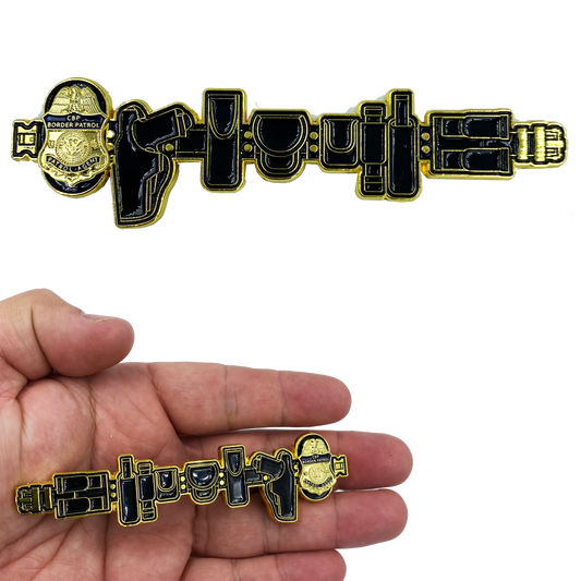 CC-022 Border Patrol Agent Duty Belt Challenge Coin