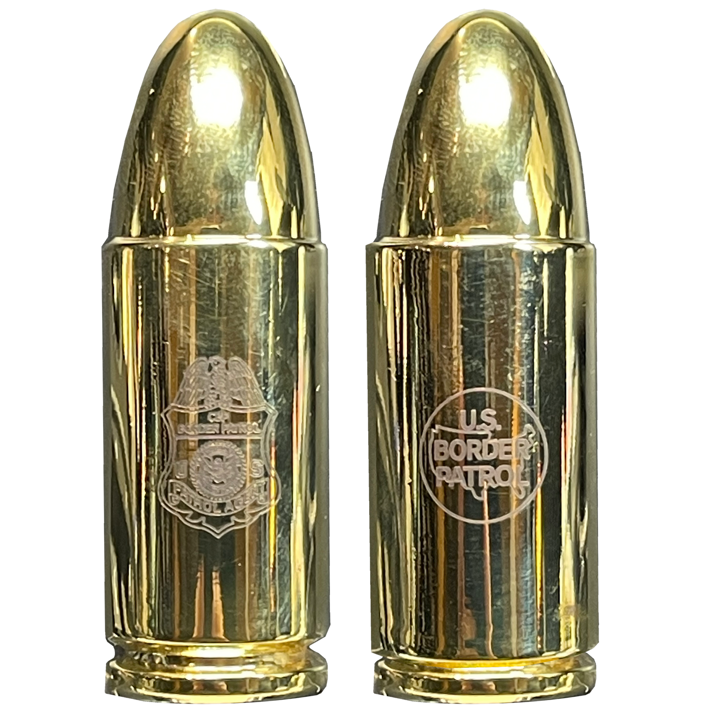 BL14-008 Border Patrol Agent CBP BPA 24 KT Gold plated inert replica 2A challenge coin round
