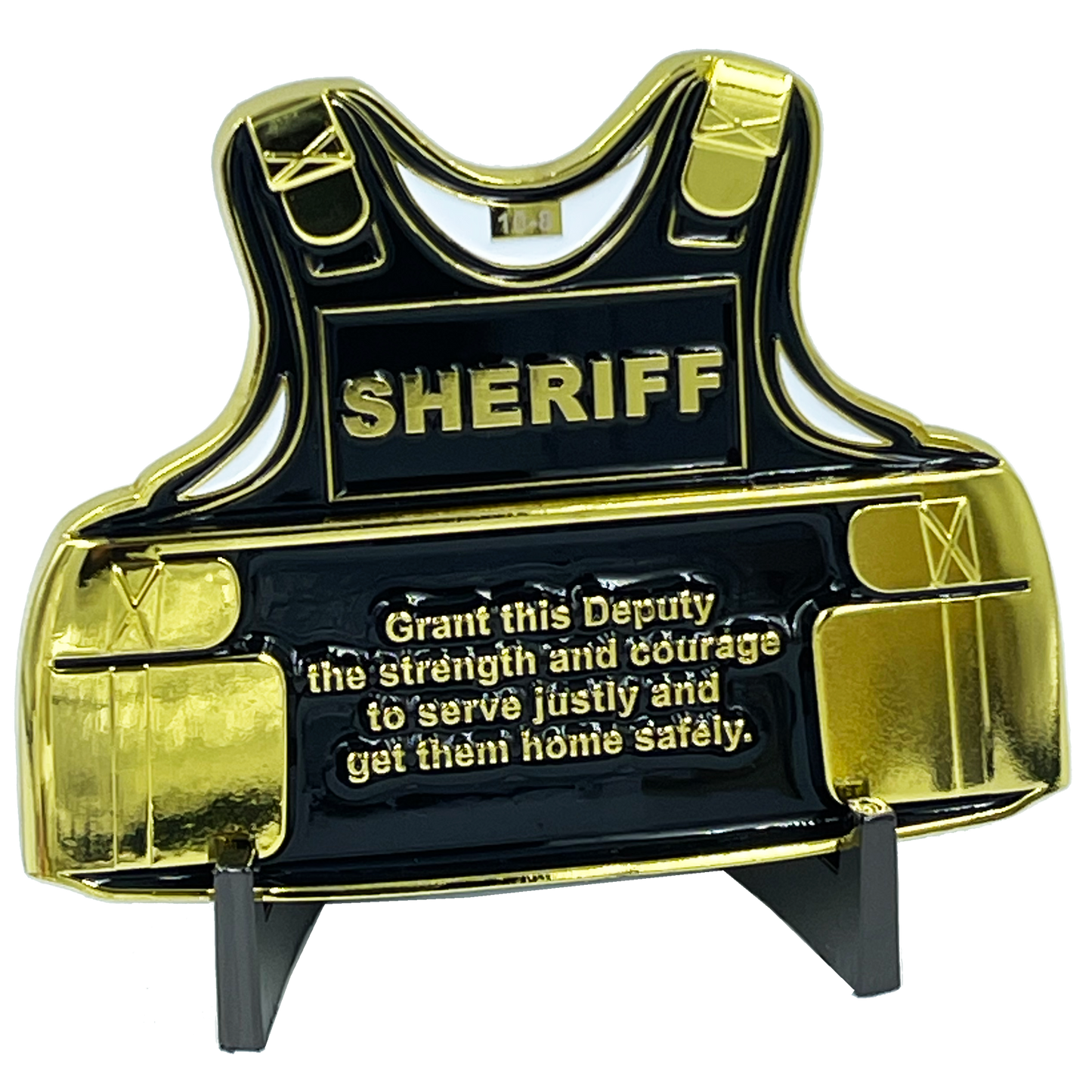 DL12-09 Sheriff Deputy Body Armor Police Officer Police Department Sheriff's Office Challenge Coin