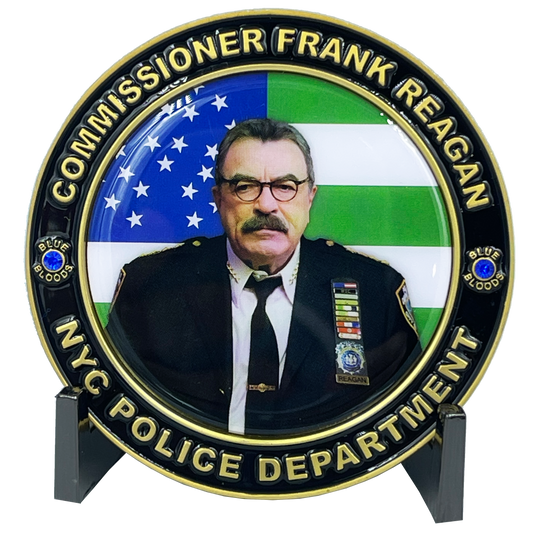 BL2-003A Blue Bloods NYPD Commissioner Frank Reagan Police Officer Tom Selleck Challenge Coin