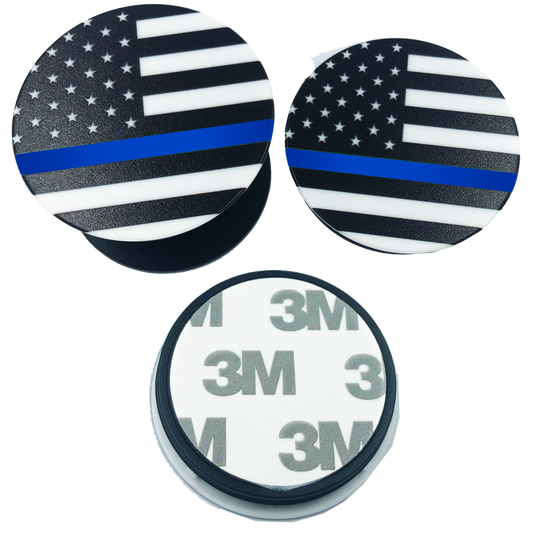 Thin Blue Line pop open cell phone holder iphone android ipad smart phone police