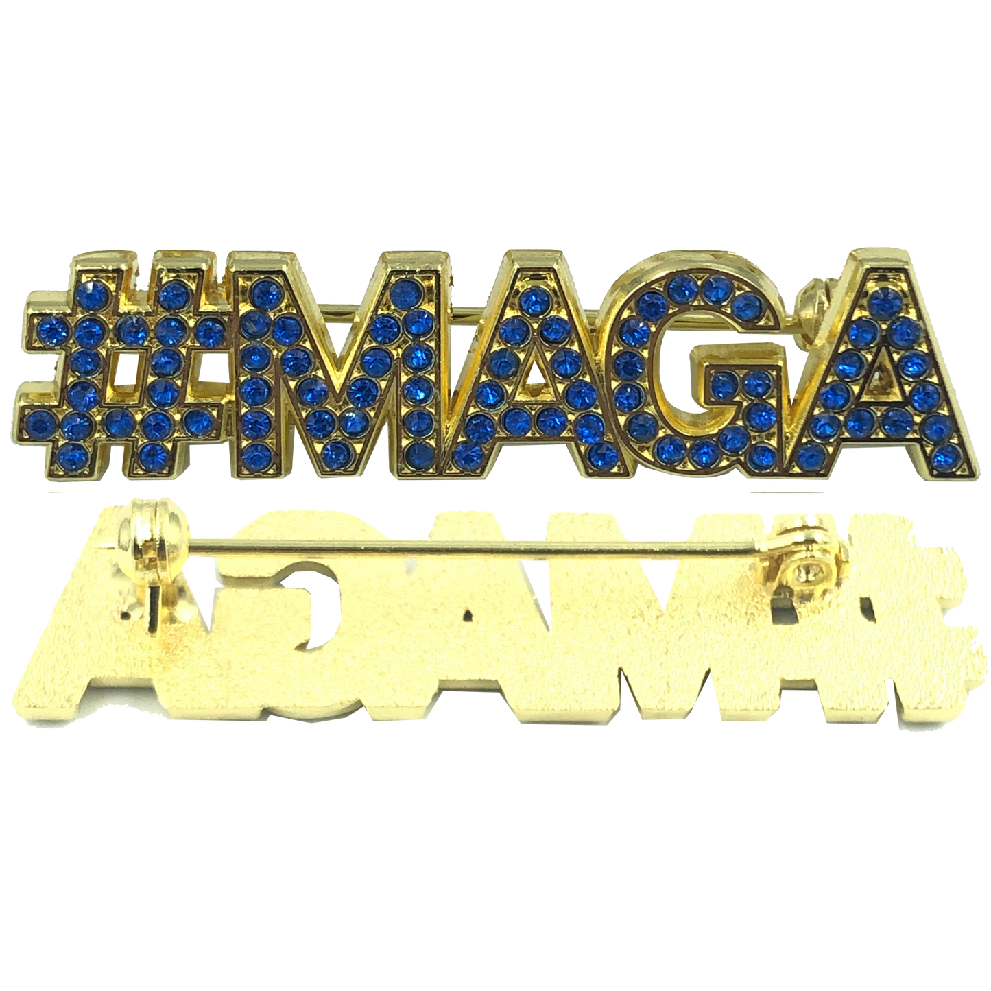 CL6-5 Blue Crystal #MAGA pin TRUMP MAGA Make America Great Again