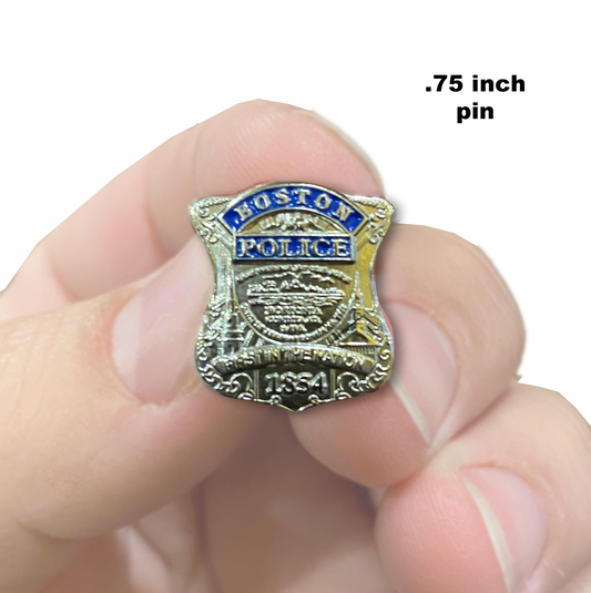 CC-018 Boston Police Officer Lapel Pin