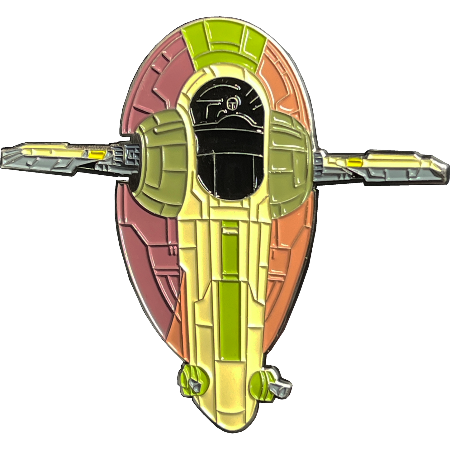 discontinued BL13-012 Bounty Hunter Slave 1 One I Thin Green Line CBP Border Patrol Deputy Sheriff Marines Army Challenge Coin