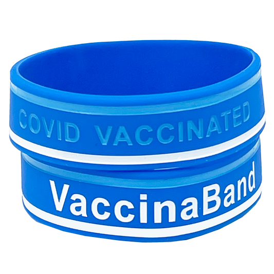 BL3-015 VaccinaBand Vaccinated Silicon Rubber Bracelet Hospital Pandemic ICU RN LPN BSN ER Police