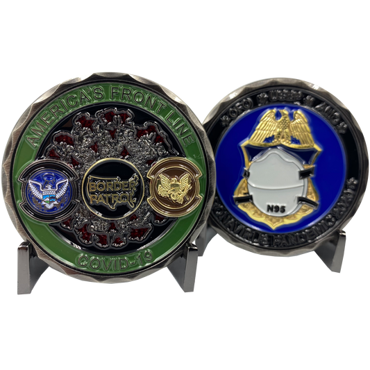 discontinued CL2-09 CBP Border Patrol Field Ops Air and Marine AMO 2020 Challenge Coin