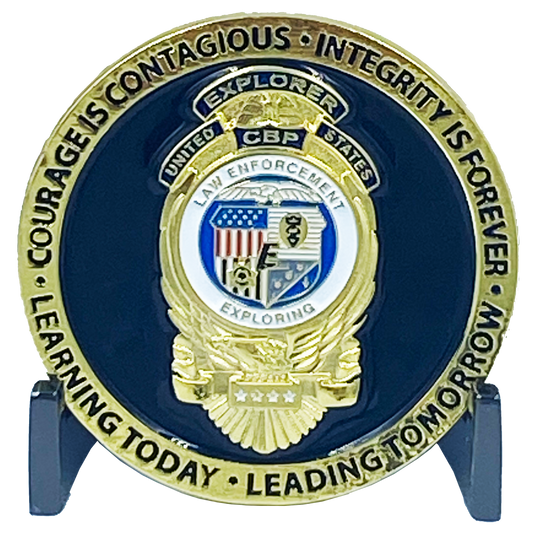DL7-05 CBP United States Police Law Enforcement Explorer Officer Challenge Coin