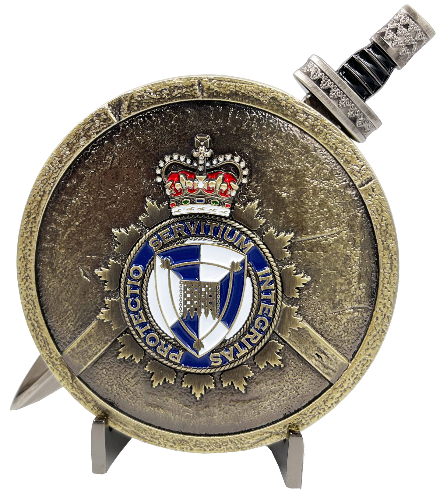 BL9-004 CBSA ASFC Canada Border Services Agency Shield with removable Sword Challenge Coin Set Canadian Customs